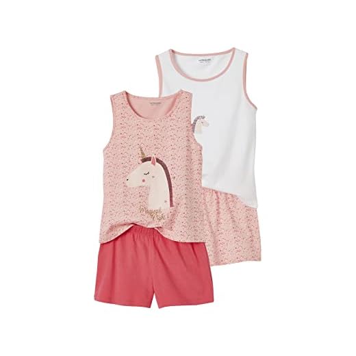 Vertbaudet VERTBAUDETLot de 2 pyjashorts Fille Oeko-Tex®Lot rose12A
