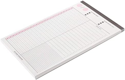 Daily Planner Pad, 60 Sheets A5 Daily Planner Notes Daily Agenda,Focus, Habit Tracker and to Do List Notepad Planning Pad with Tear-Off Pages,Task Notes Scheduler for Home School Work Office 20*12.5cm