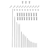Kit de réparation : les tiges filetées et les vis assurent une fixation sûre et étanche, évitant tout dommage potentiel à l’instrument pendant son utilisation