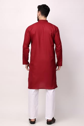 Image of Royal Kurta Men's Cotton Printed Kurta Pyjama