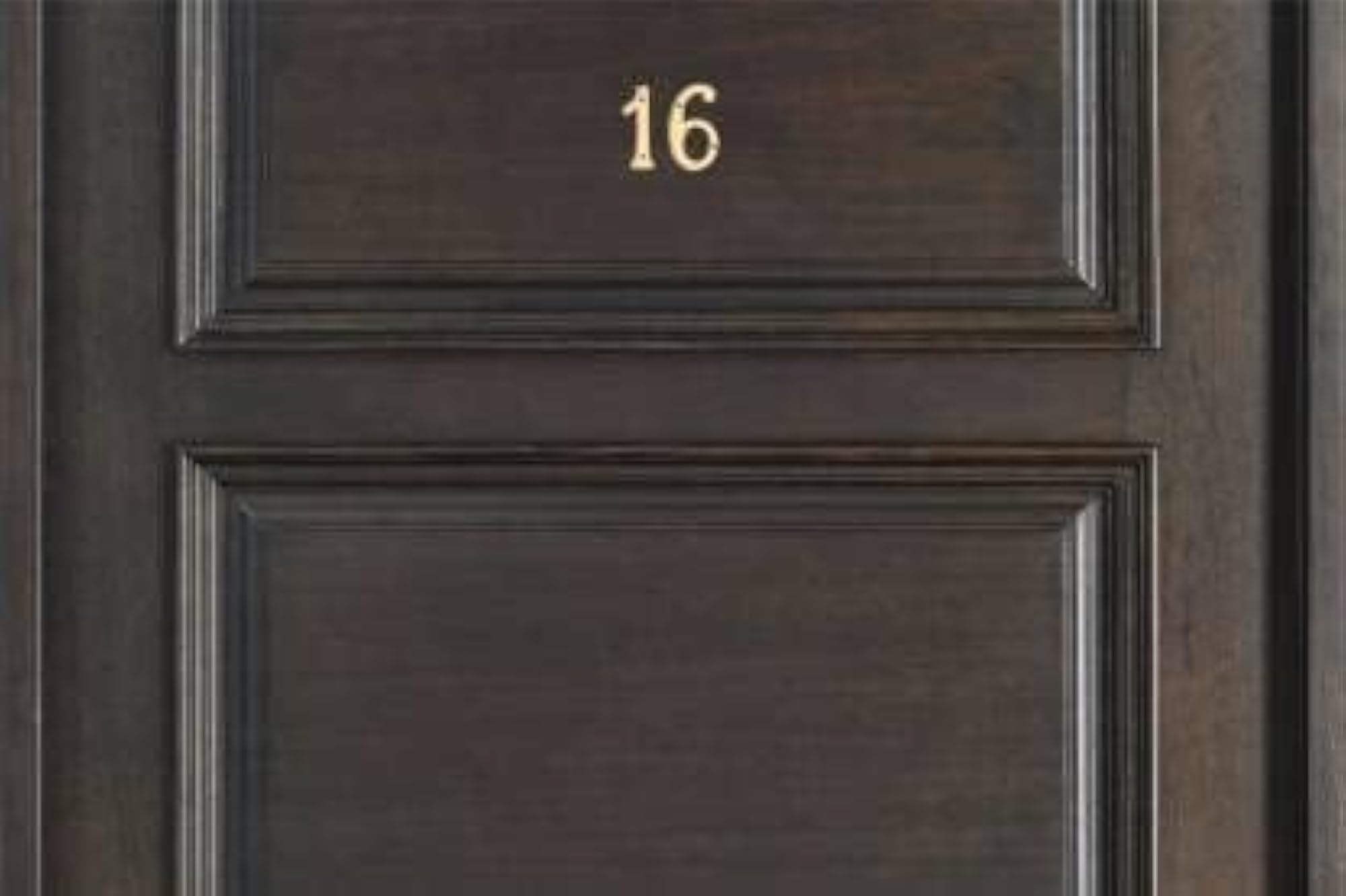Metal Crafts Real Brass Number 6 Inch