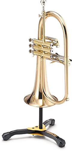 Hercules DS531BB Flugelhorn Stand support bugle noir avec housse - 4