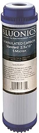 Bluonics SG_B015RQJYBW_US 12 Pc Replacement Water Filter Set For Our 4 Stage Uv Under Sink Filter System. Sediment Carbon Block Gac Uv Bulb thumb #4