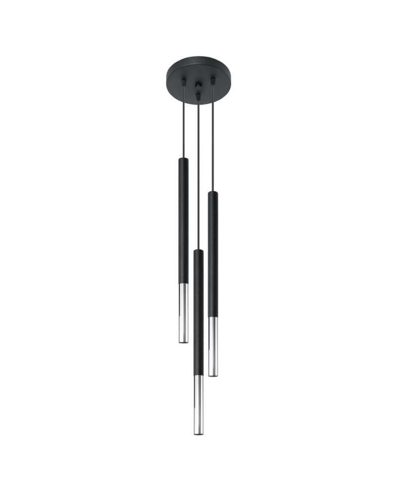 Sollux Lighting Noir Hanging Lamp Mozaica 3P
