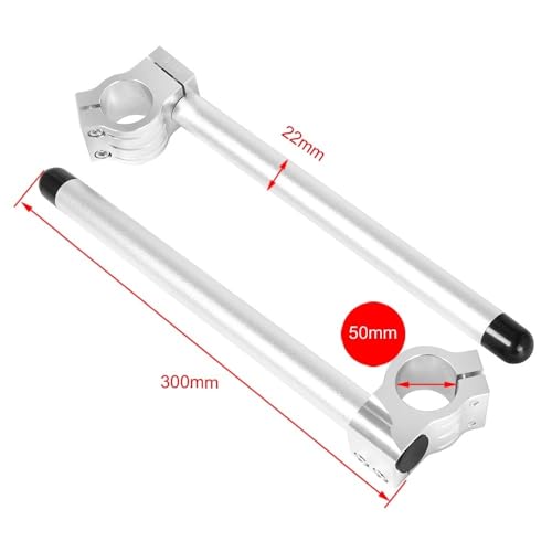 Guidon Riser de moto universel réglable avec tube de fourche à clipser - 2