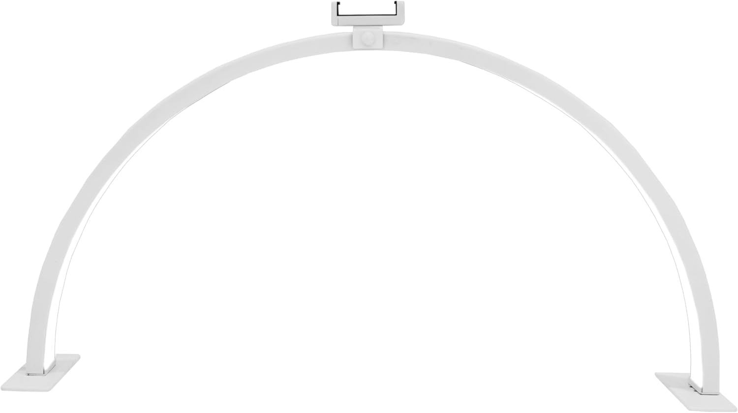 LED Halbmondlampe 75cm | 50W 3 Farben Warm- Neutral- Kaltweiß | 3000-6000K Dimmbar Temperatur | Maniküretisch-Licht Nägel Maniküre Nagelsalon [INKL. Handyhalterung & Klett- und Schaumstoffpads]