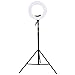 Produktbild COSTWAY 18" LED Außen 55W 5500K dimmbar Ringleuchte Ringlampe für Produktfotografie 480LEDs mit Smart-Phone Holder und Stativkopf Adapter