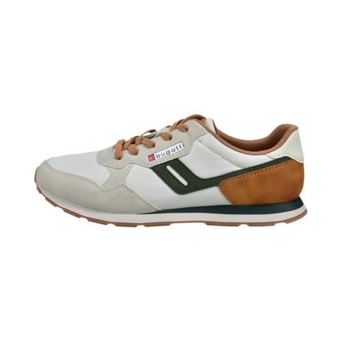 Image of bugatti Men's Laces Lace-Up Shoes, Off-White, 9