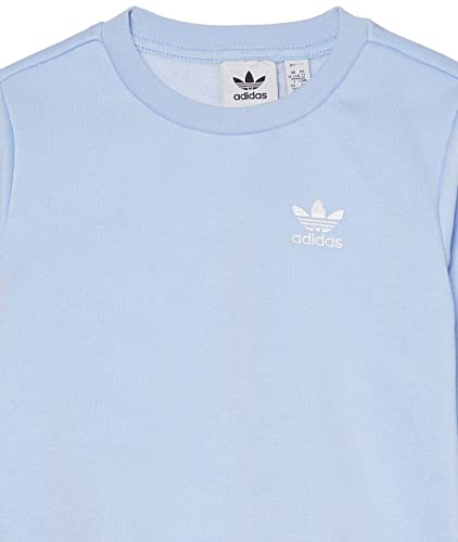Adidas Originals Unisex Baby Adicolor Crew Set Sweatsuit, Blue Dawn, 2T Us #TOP1