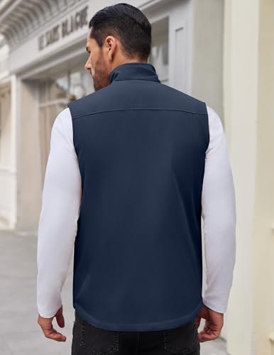 COOFANDY Men's Casual Outerwear Vest Lightweight Zip Up Sleeveless Jacket Outdoor Work Hiking Travel Golf Vest with Pockets4