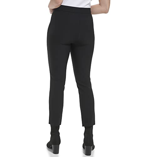Calvin Klein Women's Everyday Slim Ankle Button Waist Novelty Synthetic Trouser3