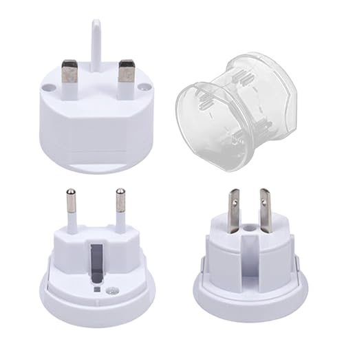 Adaptador De Viaje, Adaptador Convertidor De Enchufe De Pared Portátil, Accesorios De Viaje Ligeros, Carga Rápida Y Protección De Sobretensión Para Viajes, Estudios En El Extranjero Y