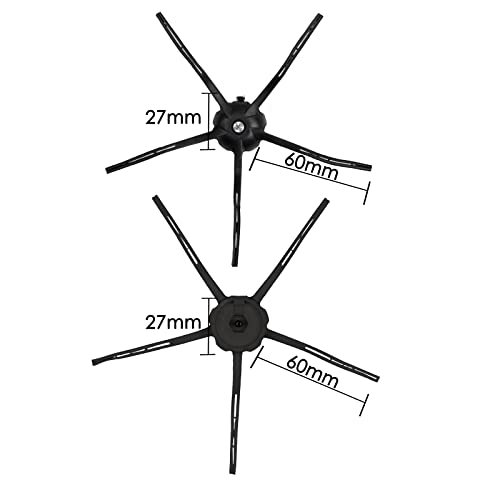 Image of (6 Pack) Side Brushes for Roborock Q7 Max+, Q7 Max, Q5 Max+, Q5 Pro, Q5 Pro+, Q8 Max+, Q Revo, Qrevo S, Qrevo Pro, Qrevo Slim, Qrevo Master, S7 MaxV Ultra, S8 MaxV Ultra, S8 Pro Ultra, S7 & E Series