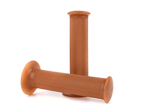 DOMINO Grips Orange Cafe Racer D.22 MM L.128 MM Closed