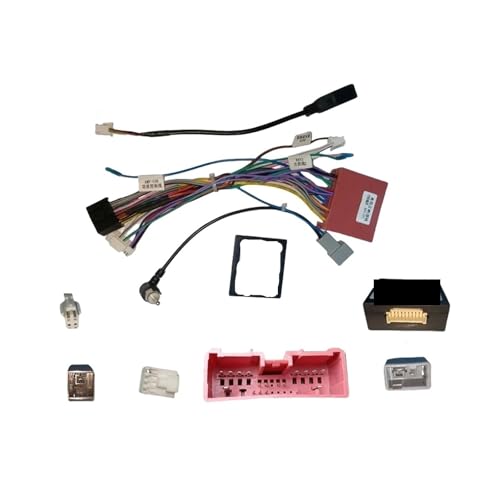 Decoder Canbus for autoradio Android compatibile con Mazda 3 5 6 8 CX-7, cablaggio a 16 pin, cavo di alimentazione