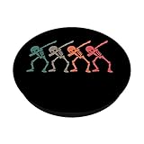 Zoom IMG-1 dabbing human skeleton halloween retro