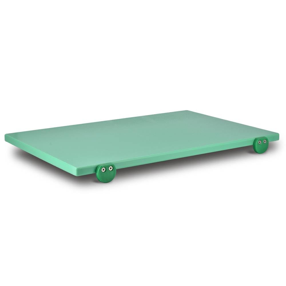 Tagliere Professionale ERR4M in polietilene con Fermi. (Verde, 60x40)