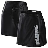 WEAR by Erin Andrews Women's x Gracie Hunt Black Las Vegas Raiders Wrap Skirt