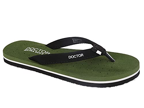 Image of DOCTOR EXTRA SOFT House Slipper for Women's Care Dr Orthopaedic Super Comfort Fitting Flat Cushion Chappal Flip-Flop for Ladies & Girl's