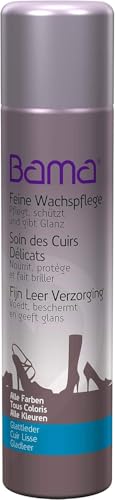 Bama Feine Wachspflege, Schuhpflege für empfindliches und Glattleder, 250 ml