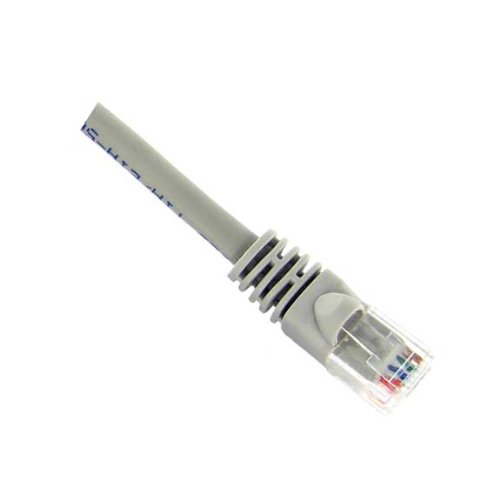 Cable de red Cat 5E UTP crossover 14 ft gris miniatura 4