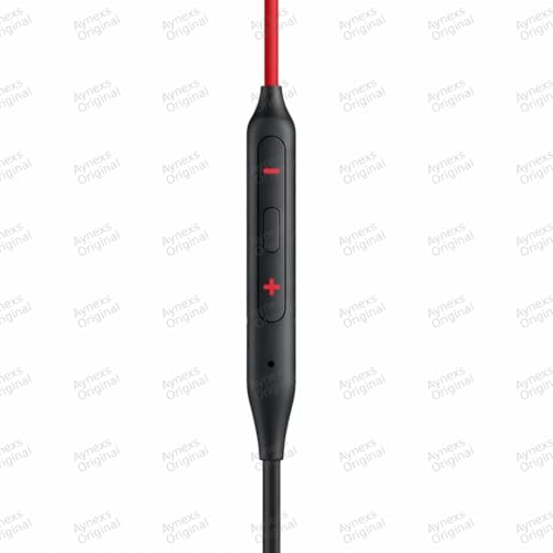 Image of for OnePlus Z2 ANC Neckband Earphone Bluetooth with Smart ANC Soft Silicone Band Lightweight Secure Fit HD Calling (Red)