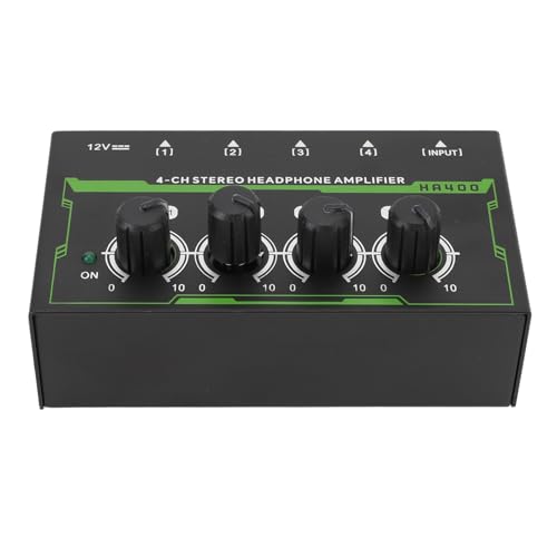 Amplificador de Auriculares Amplificador Estéreo Amplificador de para Monitor, Amplificador de Monitoreo de Auriculares para Ha400, Preamplificador de Auriculares para