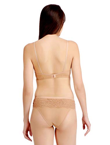 Image of Fashion Comfortz 100% Silk Cotton Lingerie Sets Brown