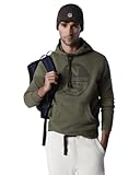 Sweat à capuche pour homme NORTH SAILS Hoodie Sweat-Shirt W/Graphic Sweatshirt à Capuche, Ivy Green, S Homme