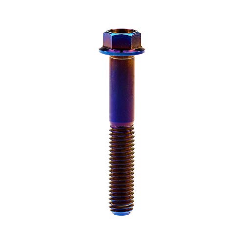 Tornillos de titanio M8 x 55 mm para personalizar tu moto de carreras, azul fuego 3
