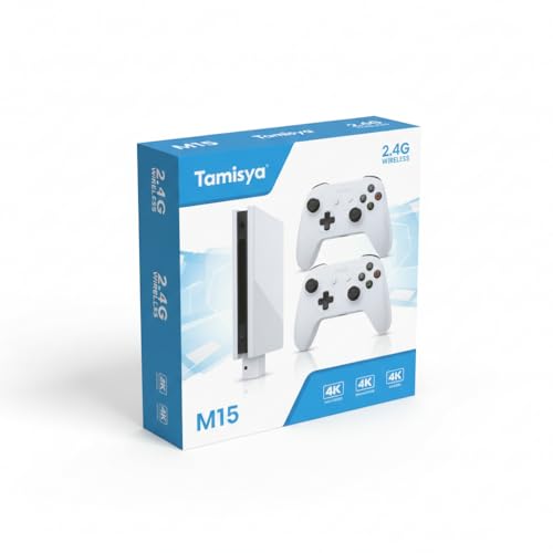 Image of Tamisya M15 Handheld Video Game Console with 400 Built-in Classic Games | Portable Game Player | Game Stick 1080p Plug & Play TV Video Game Set for 2 Player | Rechargeable Battery, AV Output |