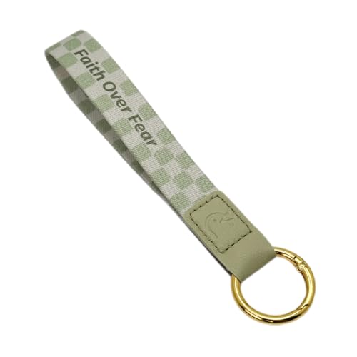 Yappy Daily Bible Verse Keychain Wristlet, NFC Christian Lanyard for