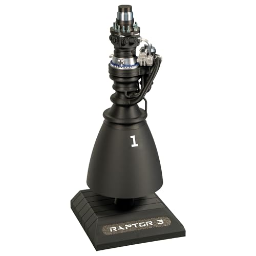 スペースX ラプター3 スタンド付きエンジンモデル - 1:10スケール SpaceX Raptor 3 (ラプター3 スタンド付き)