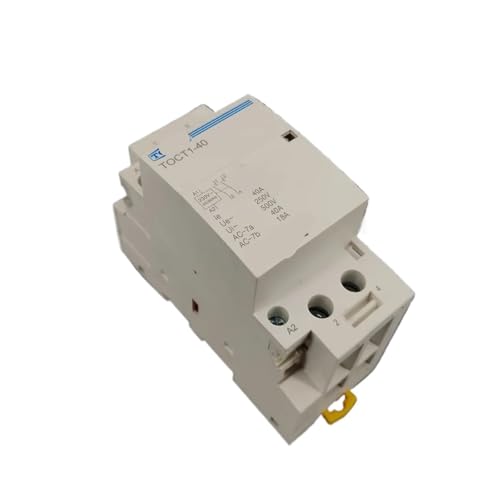 Contacteur modulaire 2P 40A sur rail Din pour circuit électrique domestique 220V