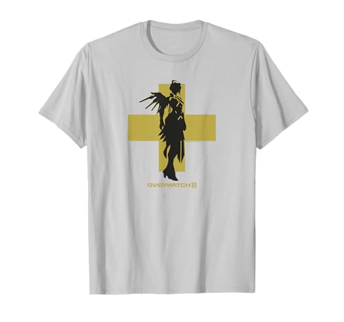 Overwatch 2 Mercy Angel Silhouette T-Shirt