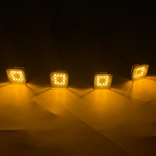 Image of HIGH FLYING for Toyota Land Cruiser Prado LC250 J250 Grille LED Light Amber Lighting Assembling Kit Car Accessories (Upper+Lower)