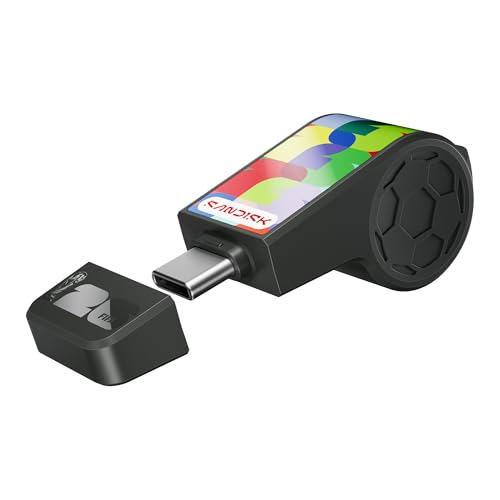 Image of SANDISK 64GB USB-C Flash Drive, FIFA World Cup 2026 Edition - Up to 300MB /s Transfer speeds, USB 3.2 Gen 1, USB Type-C - Black - SDCZIA-064G-G46