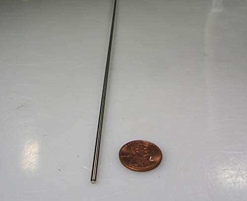 316 Stainless Steel Hardened Shaft 2.5mm Diameter x 800mm Long 1 pc