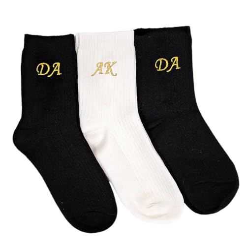 Noni Custom Embroidered socks for men,Groomsmen Socks Personalized, Groomsmen Proposal Gifts, Wedding Groomsmen gifts personalized, Custom Socks, gift for Christmas