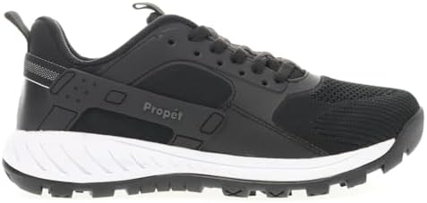 Propét Mens Visper Hiking Shoe, Black, 9.5 Wide US | Image 2