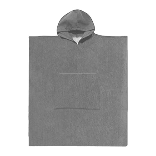 Genérico Poncho Toalla De Surf - Capa De Secado Rápido De Fibra Fina Poncho De Natación Con Capucha - Para Viaje Gimnasio Piscina Aguas Calientes Mujeres Hombres