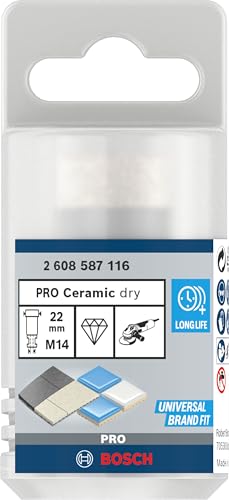 Bosch 1x PRO Ceramic Trockenbohrkrone, 22 × 35 × 14 mm – Ansicht 2