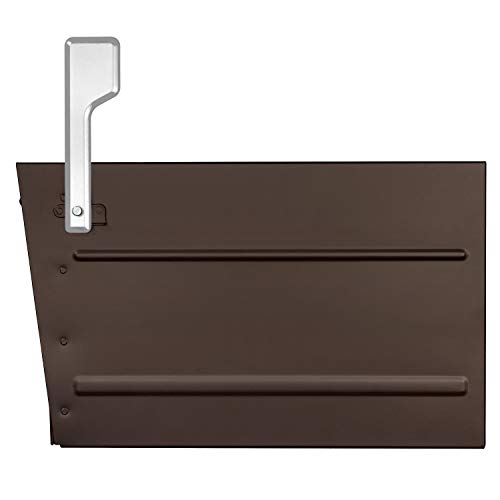 Image of Oasis Eclipse Post Mount Locking Mailbox Rubbed Bronze