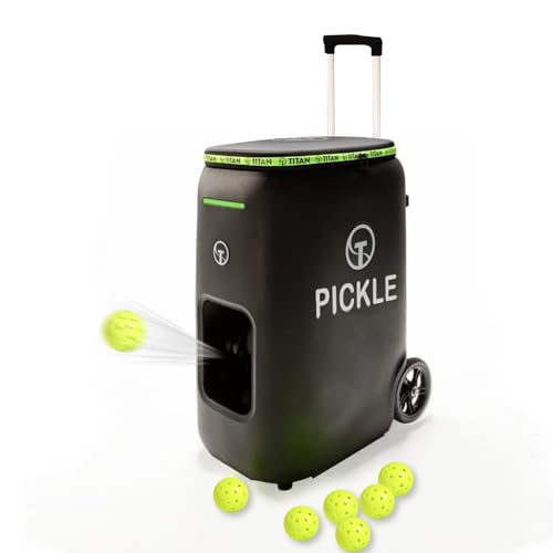 Titan ONE Pickleball Machine with Internal Oscillation & Free App | for Coaches, Clubs & Solo...