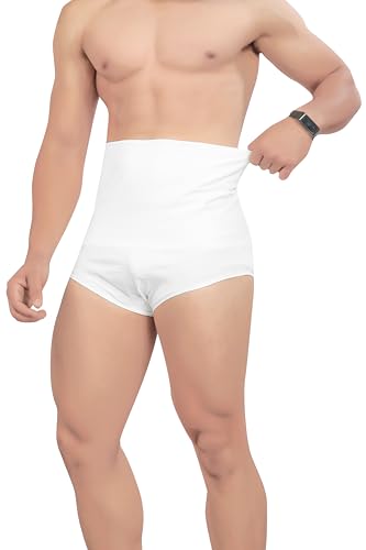 Image of MIZUNA Men's Microfiber Waist Cincher Body Shaper Seamless Tummy Tucker Panty Shapewear Waist Slimming Shaper Briefs