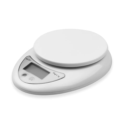 Báscula electrónica LED de 5 kg/1 g for alimentos y café, balanza digital portátil for hornear, accesorios cocina herramientas