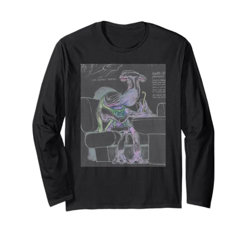 T-shirt manches longues Star Wars imprimé Hammerhead concept art vintage pour homme et femme