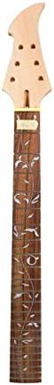 New Guitar Neck 22fret 24.75inch Mahogany Rosewood Fretboard Firebird Head vine inlay