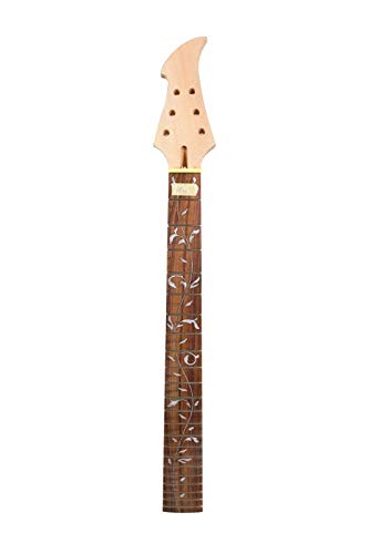 New Guitar Neck 22Fret 24.75Inch Mahogany Rosewood Fretboard Firebird Head Vine Inlay #TOP2