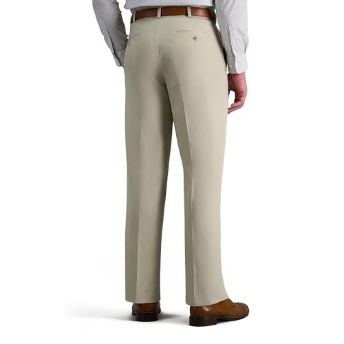 Image of Haggar Men's Classic Fit Premium No Iron Khaki Pant